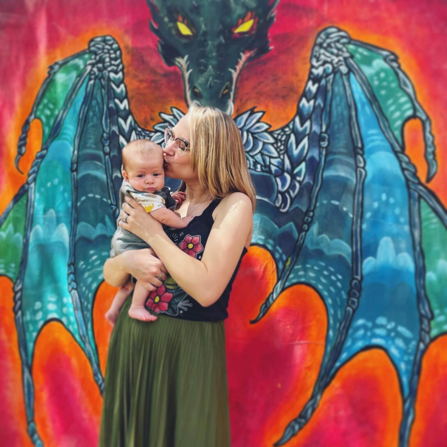 Georgianna and son Arthur