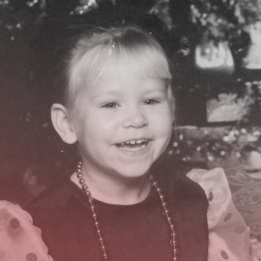 Georgianna as a child